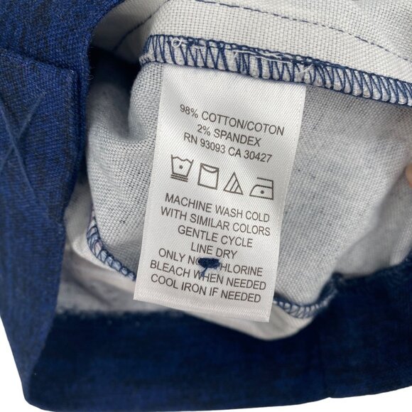 NWT NIC+ZOE 10P Pencil Skirt French Wine Bottle Print Navy Mid Rise Pinstripe - Picture 9 of 12